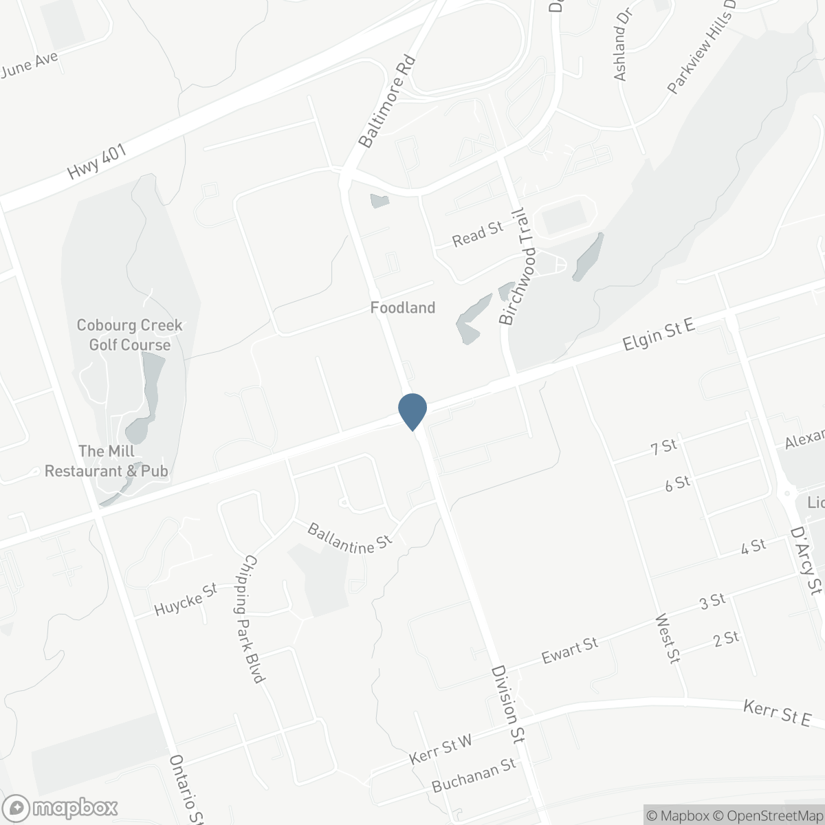 N/A ELGIN STREET, Cobourg, Ontario K9A 1A1